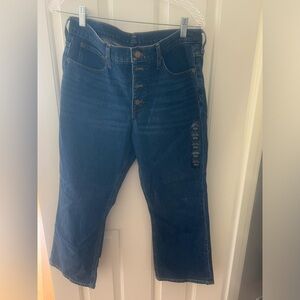 J.crew flare crop jeans! NWT. 30 petite